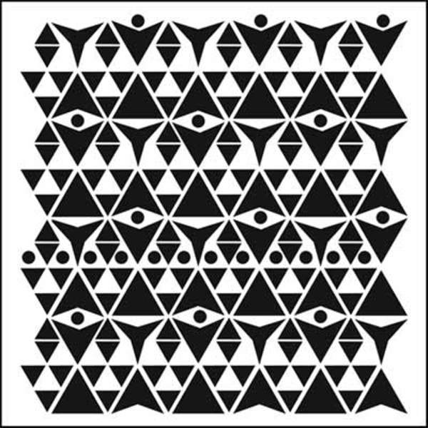 TCW Stencil Triangle Plaid