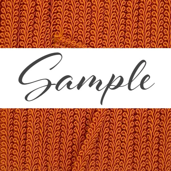GIMP BRAID French 8mm #83 Orange - Image 2
