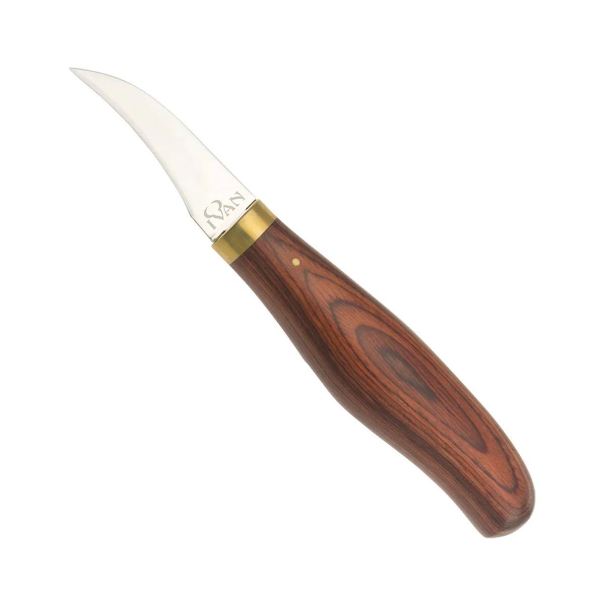 IVAN Leather Trim Knife Curved
