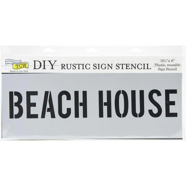 TCW Stencil Beach House