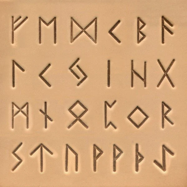 IVAN Celtic Alphabet Stamp Set