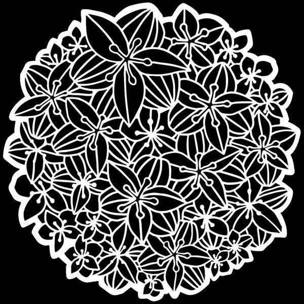 TCW Stencil Peruvian Lily