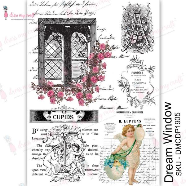 DRESS MY CRAFT Water Transfer Dream Window