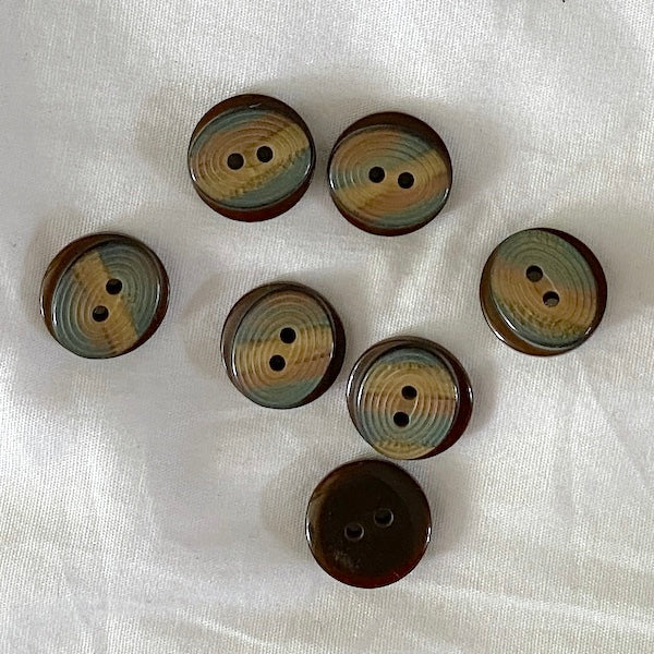 SULLIVANS Button 2-Hole Brown