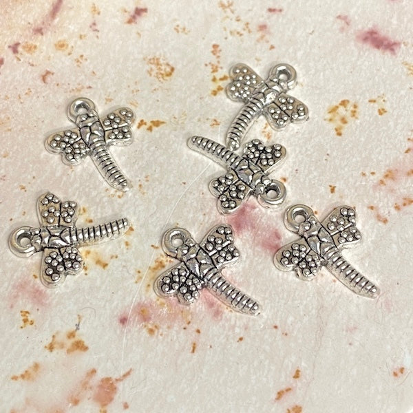 SULLIVANS Charm Silver Dragonfly