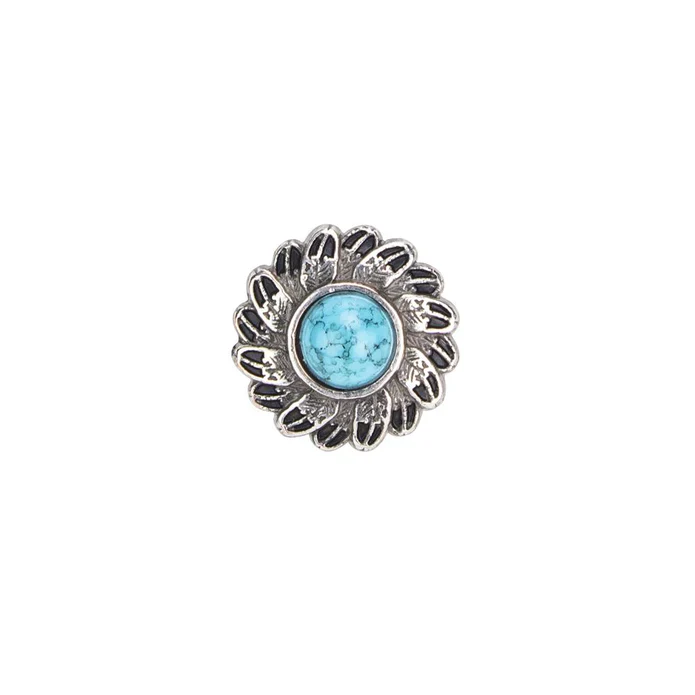 IVAN Turquoise Feather Concho - Image 2