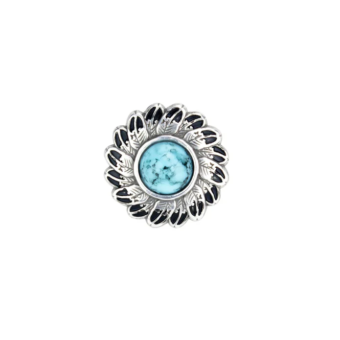 IVAN Turquoise Feather Concho - Image 3