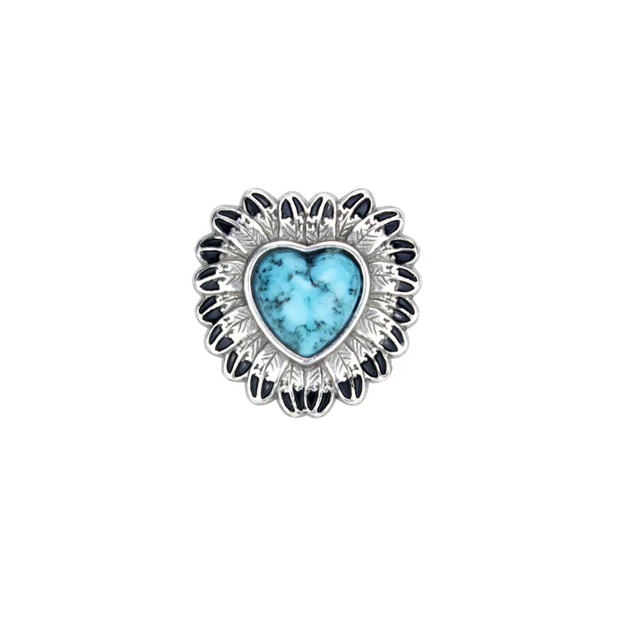 IVAN Turquoise Feather Concho - Image 4