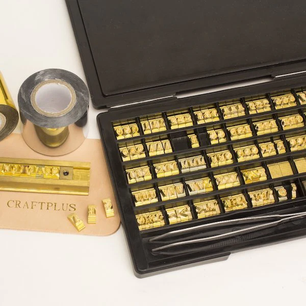 CRAFTPLUS Brass Alphabet Set