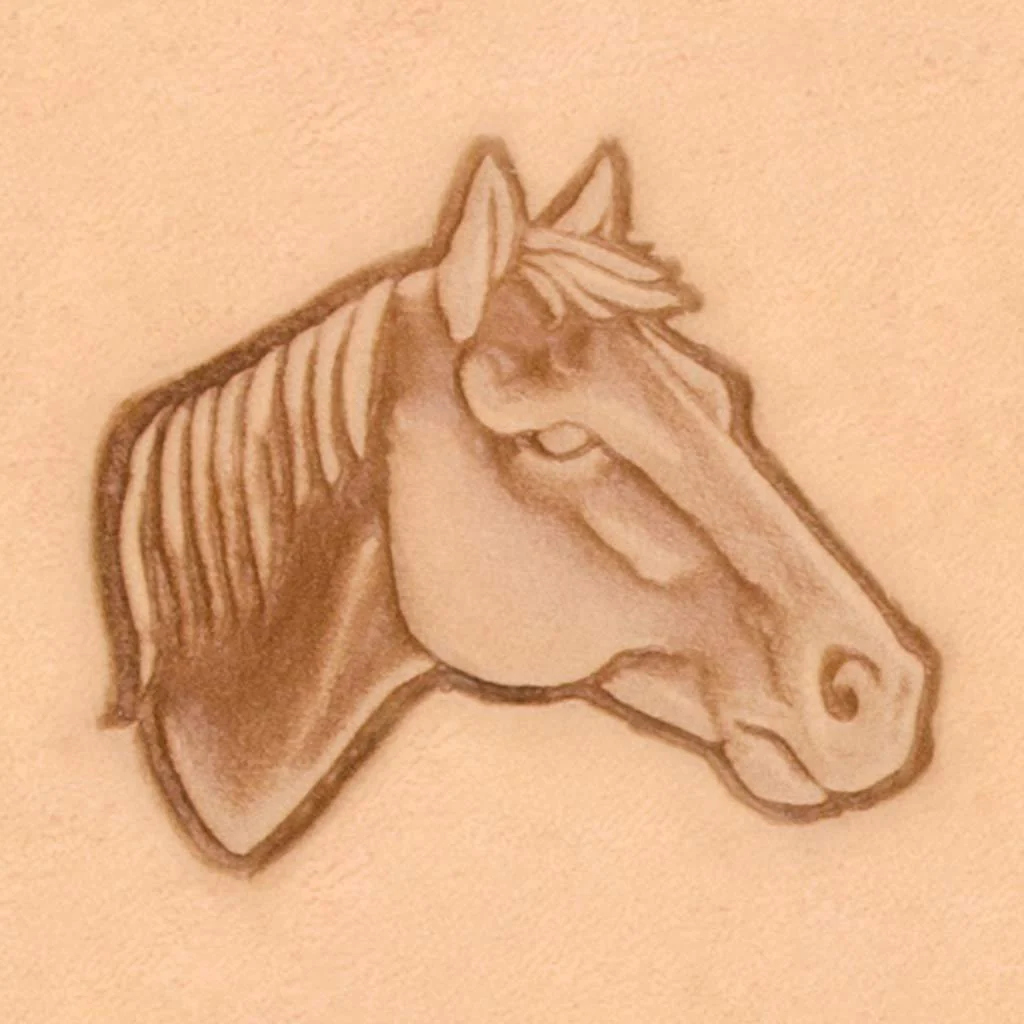 IVAN Horse Head 3D Stamp Right