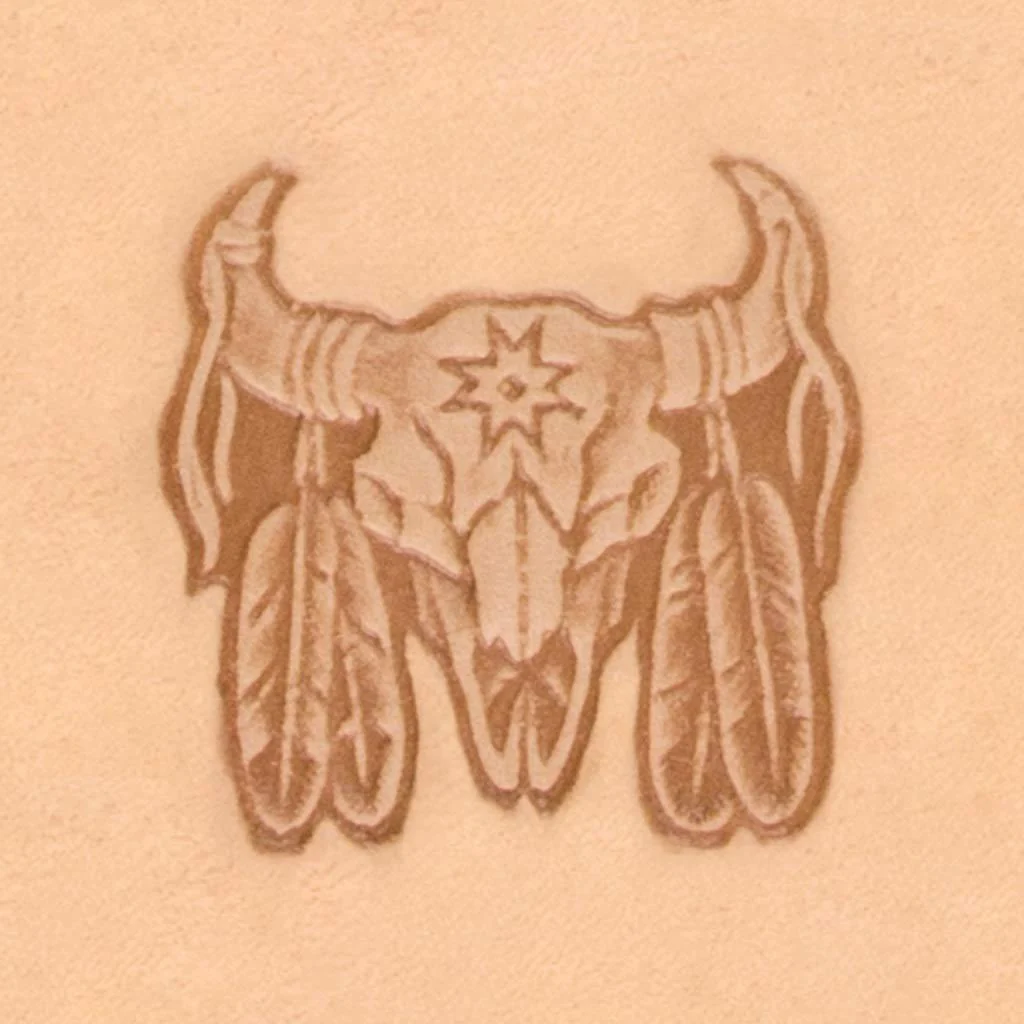 IVAN Western Skull 3D Stamp