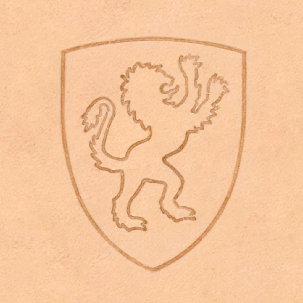 IVAN Lion Shield 2D Stamp