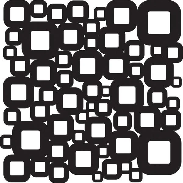 TCW Stencil Retro Squares