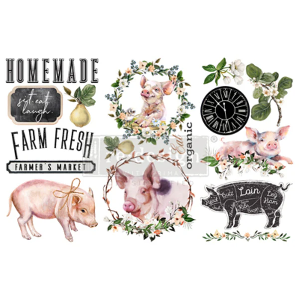 REDESIGN Transfer Farm Fresh 15 x 30cm