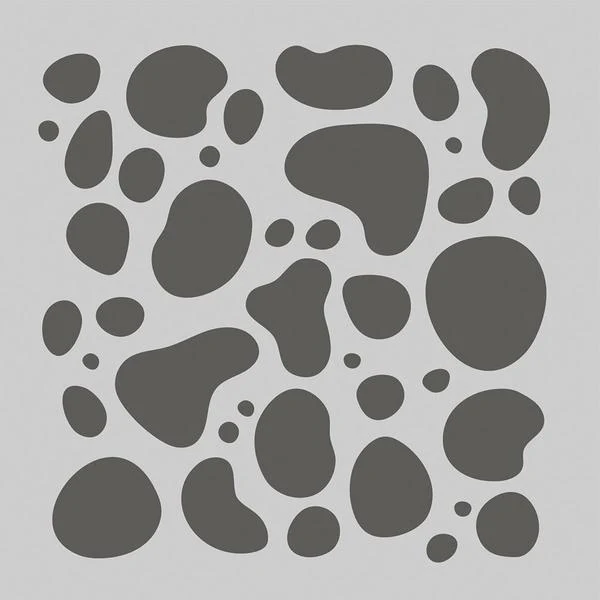 SIMPLE STORIES Stencil Cow Dots