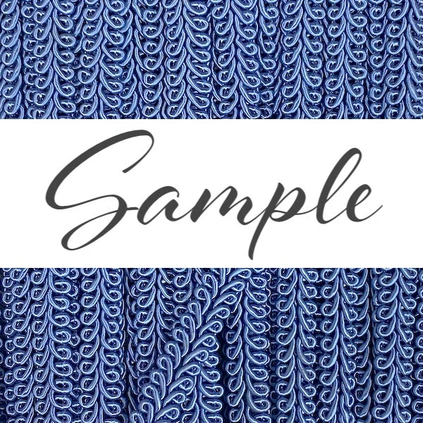 GIMP BRAID French 12mm Cornflower - Image 2