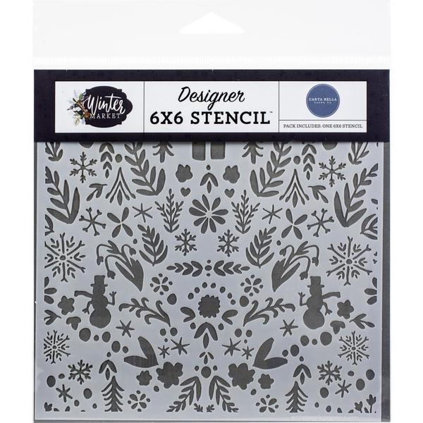 CARTA BELLA Stencil Winter Wonderland
