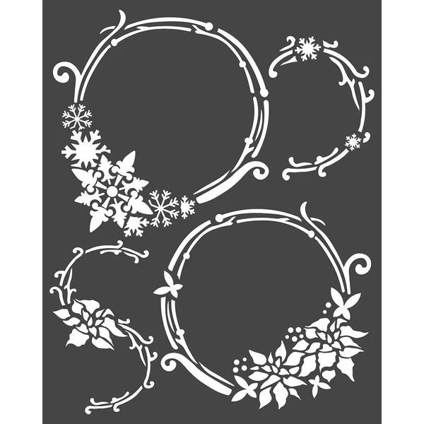 STAMPERIA Stencil Garlands, Winter Tales