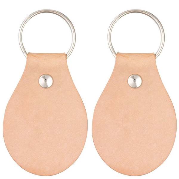 PROJECT KIT Leather Pear Key Chains 2PK