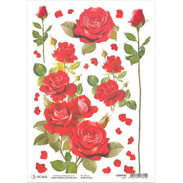 CIAO BELLA Rice Paper Pasion Tango A4