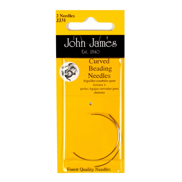 JOHN JAMES Curved Beading Needles
