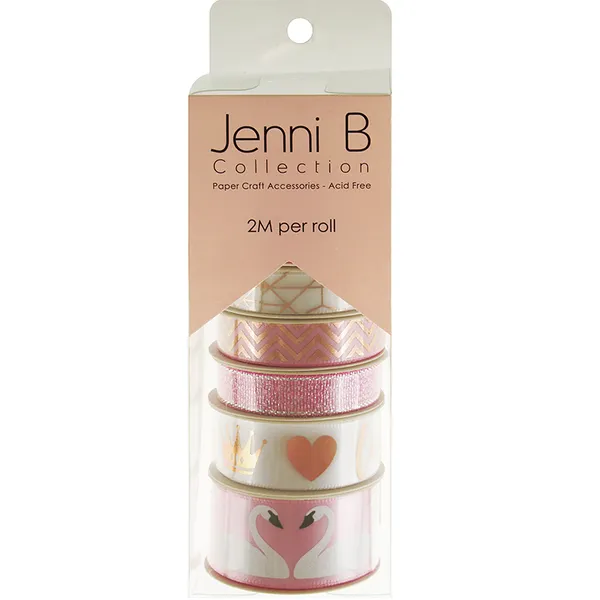 JENNI B COLLECTION Swan Ribbon Tube