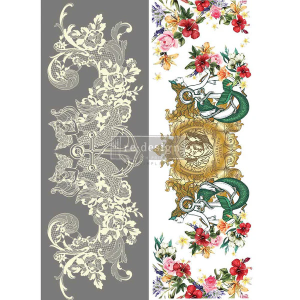REDESIGN Decor Transfers Mermaid Lace