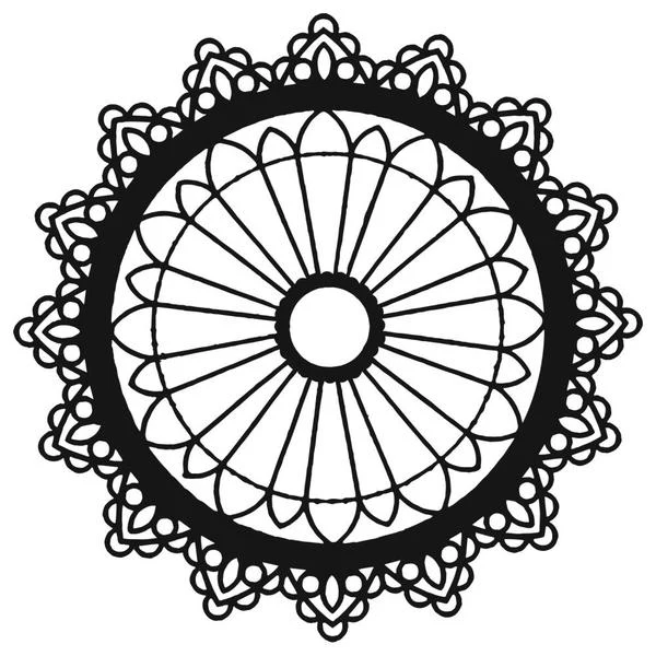 TCW Stencil Petal Mandala
