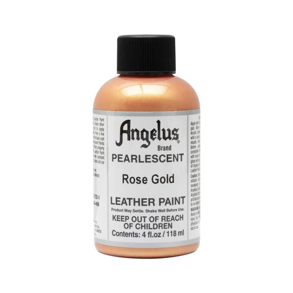 ANGELUS Acrylic Leather Paint Rose Gold Pearlescent - Image 3
