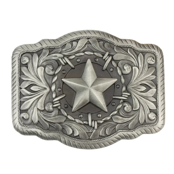 IVAN Barbed Wire Star Trophy Buckle