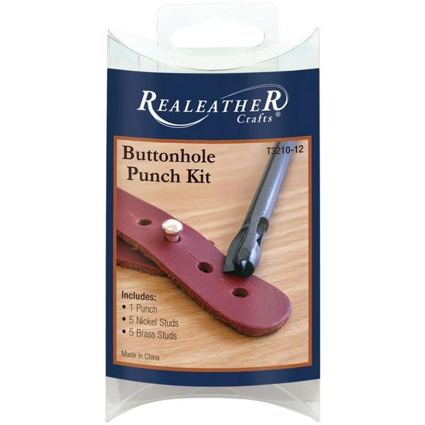 REALEATHER Button Hole Punches