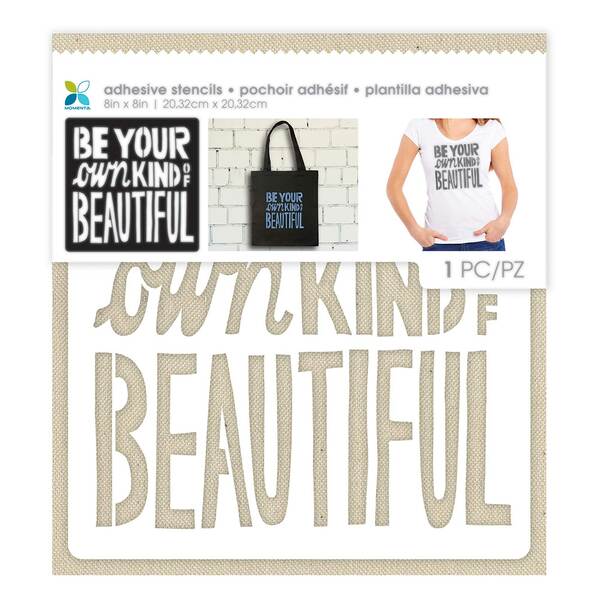 MOMENTA Adhesive Stencil Beautiful