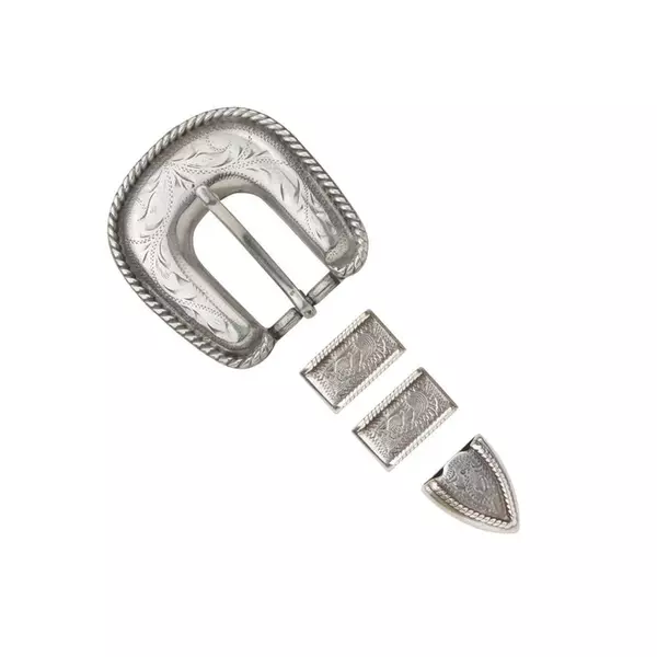 IVAN Rope Edge Engraved Buckle Set - Image 2