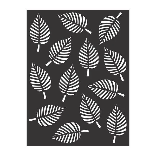 LITTLE BIRDIE Stencil Leaf Melody