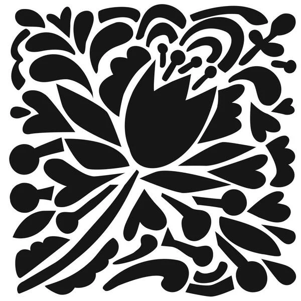 TCW Stencil Tulip Party