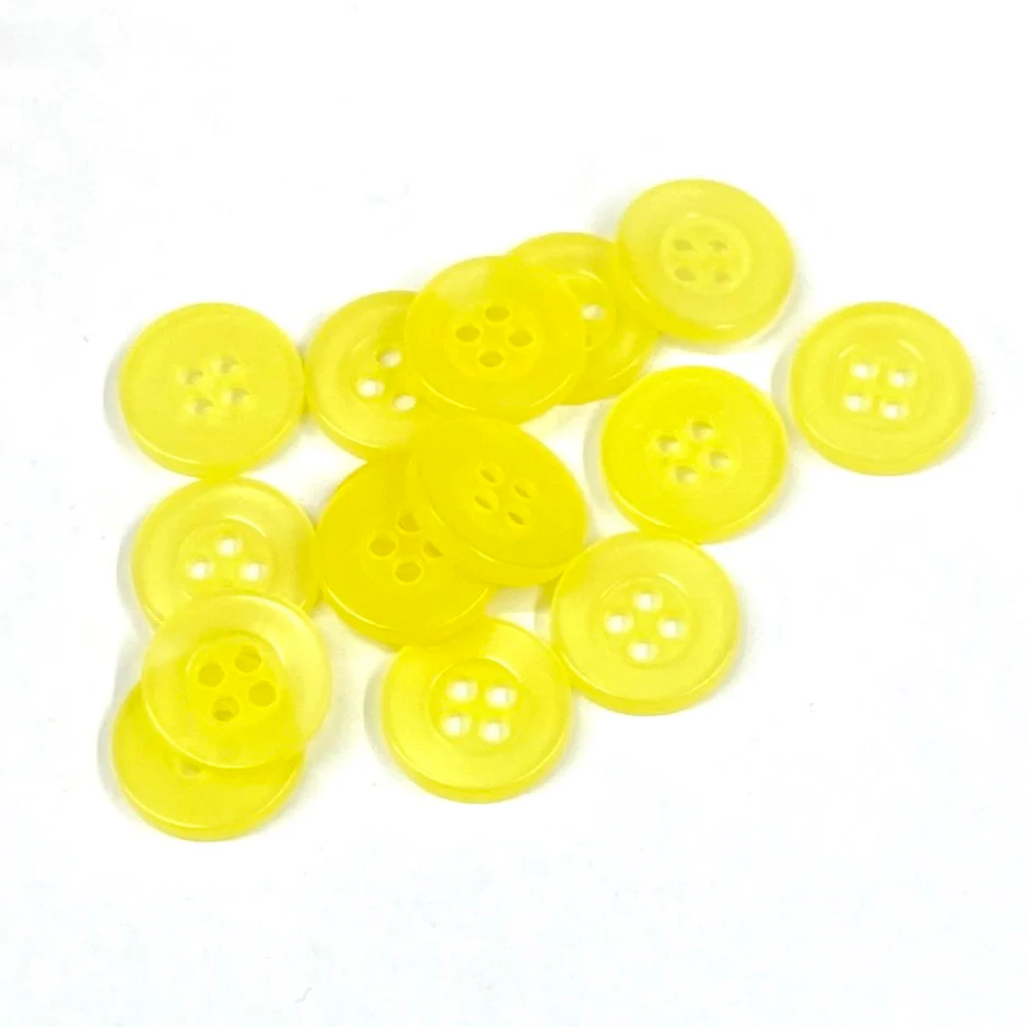 SULLIVANS Button 4-Hole Yellow