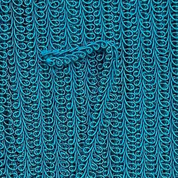 GIMP BRAID French 12mm Peacock