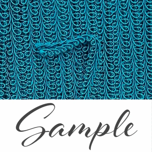 GIMP BRAID French 12mm Peacock - Image 2