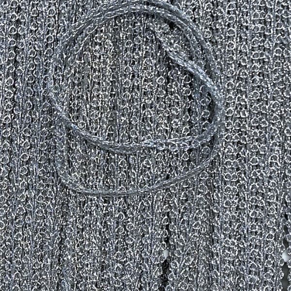 GIMP BRAID French 8mm Metallic Silver