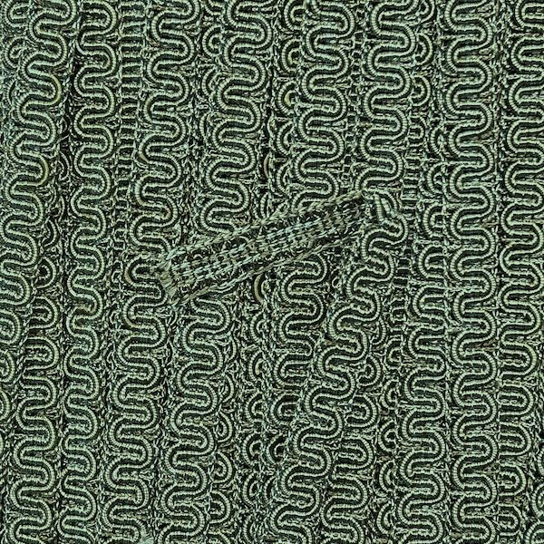 GIMP BRAID Scroll 15mm Textured Moss