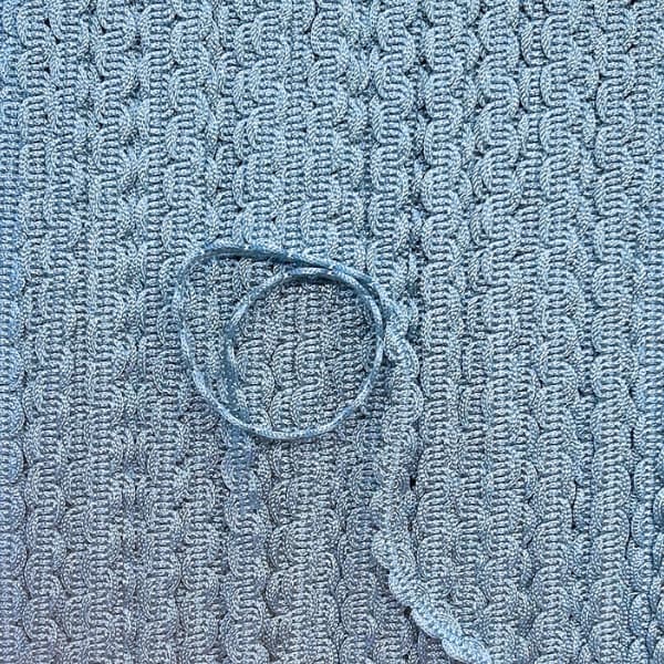 GIMP BRAID Wave 9mm Mid Blue