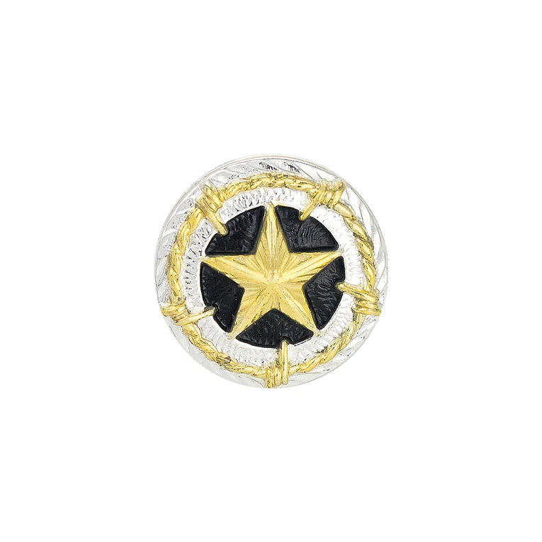 IVAN Barbed Wire Star Concho - Image 3