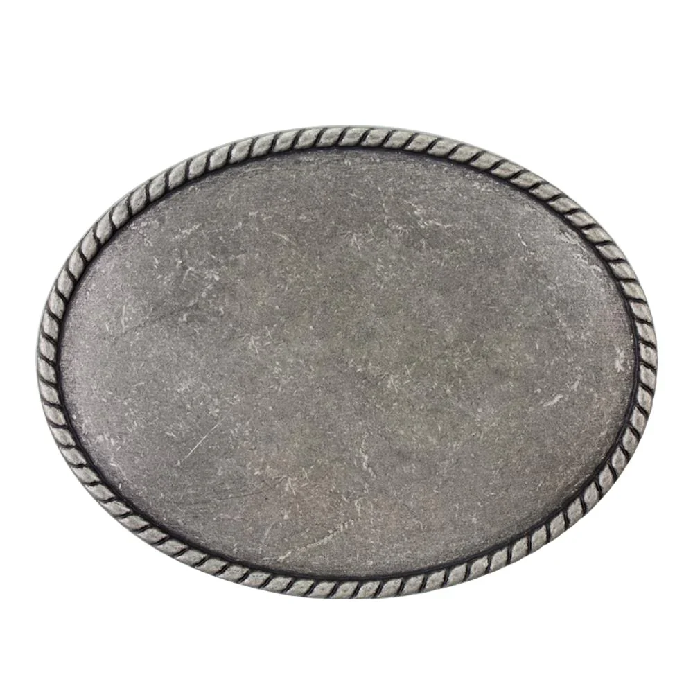 IVAN Oval Rope Edge Buckle Blank - Image 3