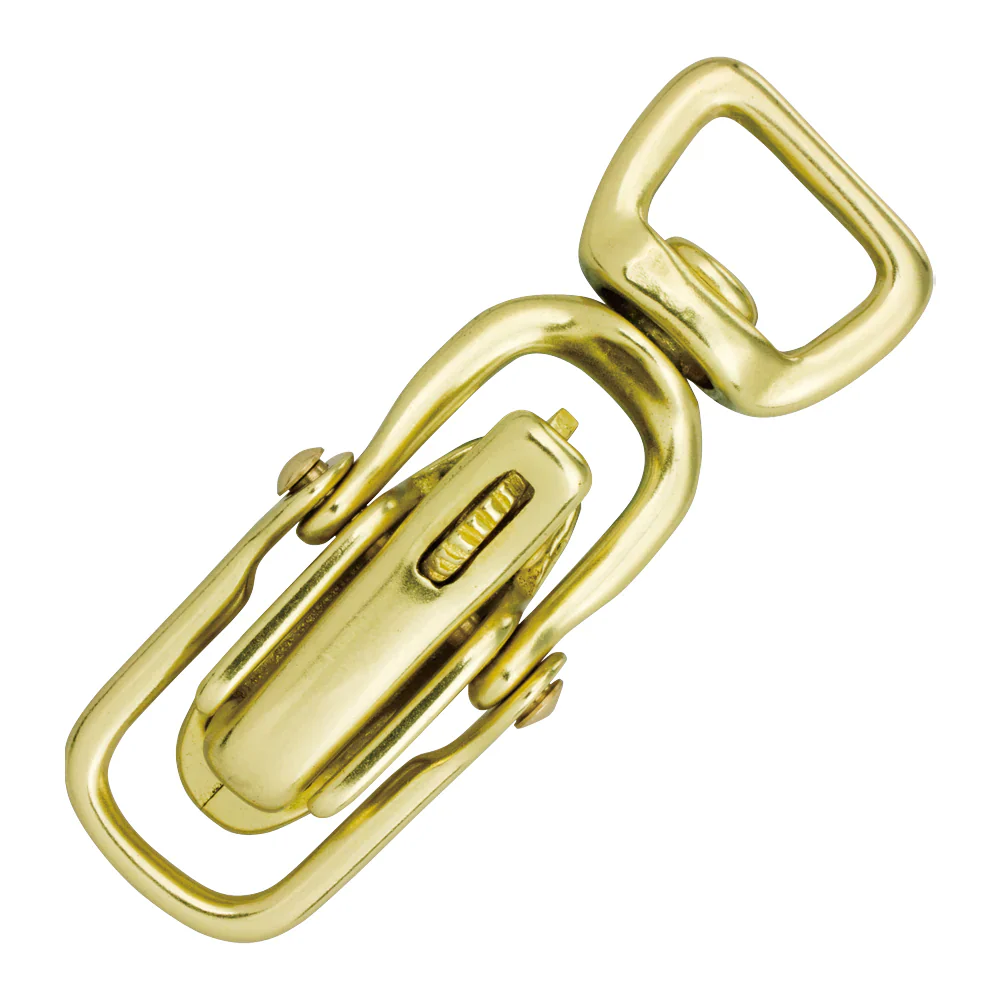 IVAN Solid Brass Locking Jaw Snap + Brace