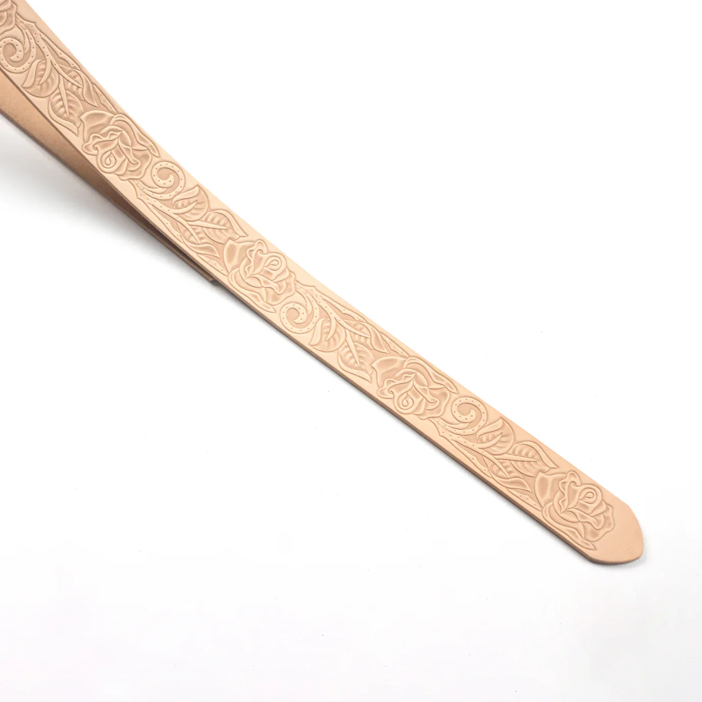 LEATHER Veg Tan Embossed Belt Blanks - Image 3
