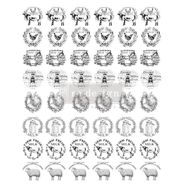 REDESIGN Knob Transfers Farm Sweet Farm