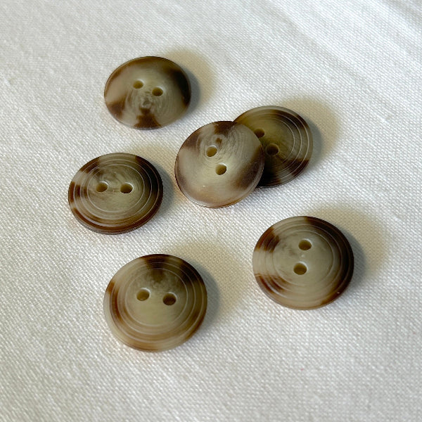 SULLIVANS Button 2-Hole Brown