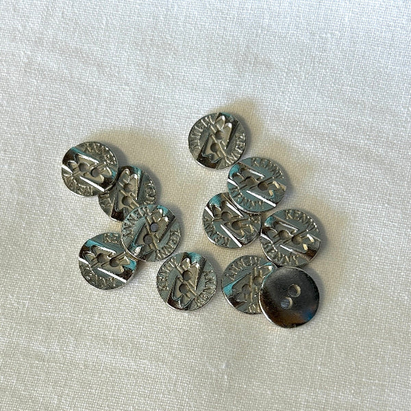 SULLIVANS Button 2-Hole Silver