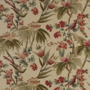 Warwick Fabric Bird & Blossom (Ind)
